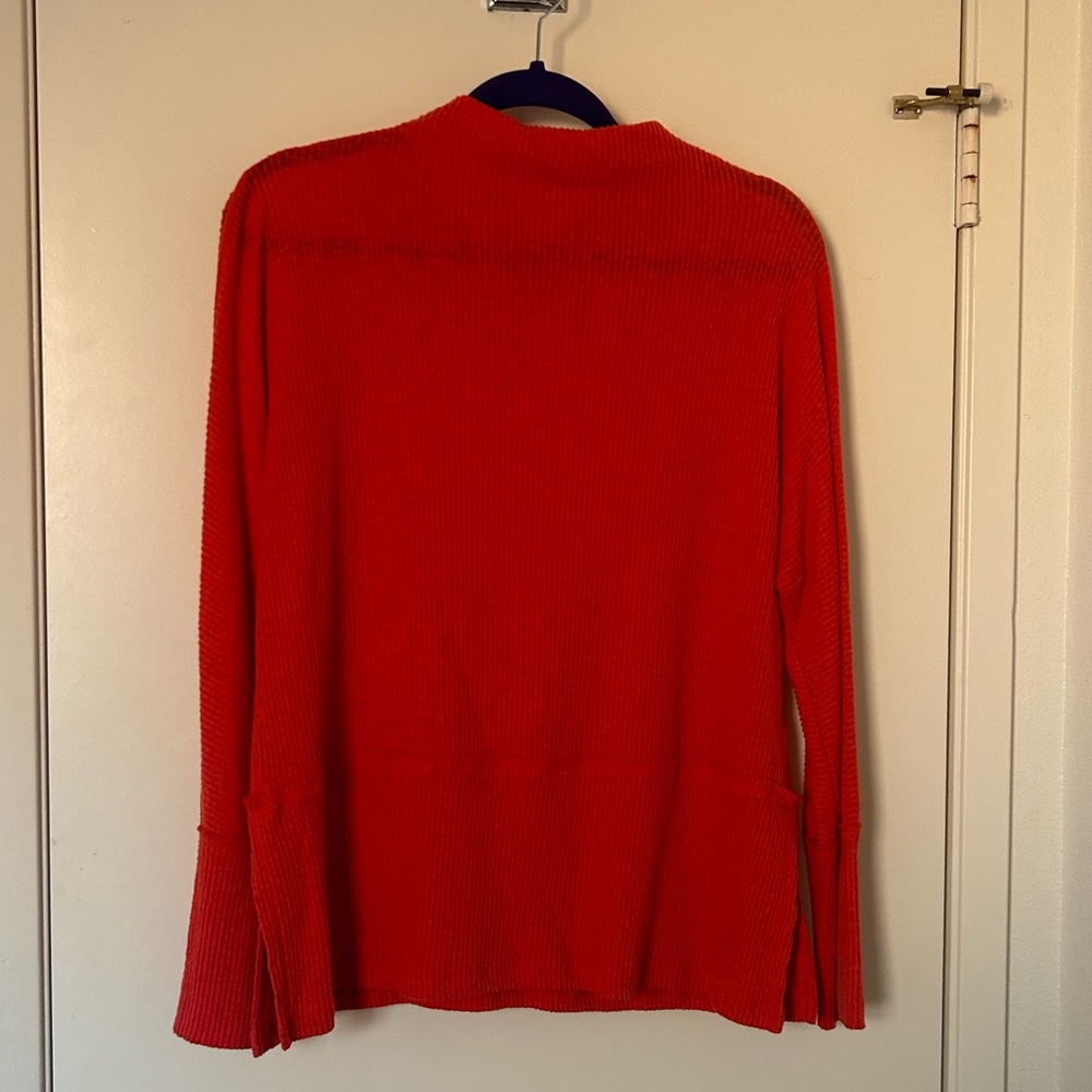 Beautiful orange long sleeve Anthropologie shirt